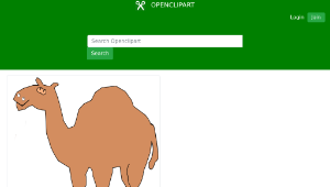 openclipart圖庫：Camel縮圖
