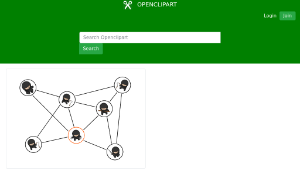 openclipart圖庫：Cartoon Ninja Cloud縮圖