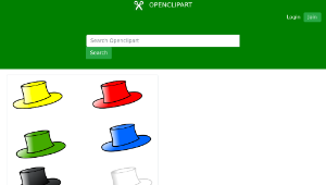 openclipart圖庫：Six Hats 3縮圖