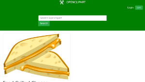 openclipart圖庫：Food Grilled Cheese