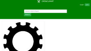 openclipart圖庫：Simple gear縮圖