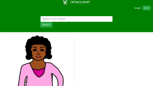 openclipart圖庫：Taking a standardized test in purple