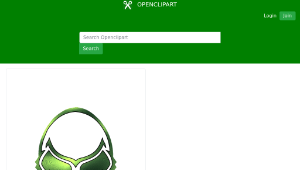 openclipart圖庫：Metalic Skull縮圖