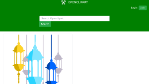 openclipart圖庫：Lantern Islamic-資源代表圖