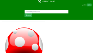 openclipart圖庫：Mushroom.one縮圖