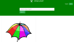 openclipart圖庫：Umbrella01縮圖