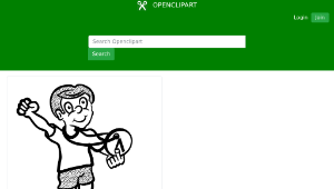 openclipart圖庫：winner - lineart縮圖