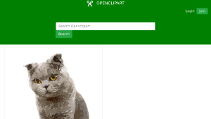 openclipart圖庫：Chucky the Cat縮圖