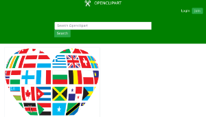 openclipart圖庫：Global Heart縮圖