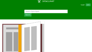 openclipart圖庫：Bible open縮圖