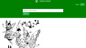 openclipart圖庫：Butterfly Ladies-資源代表圖