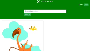 openclipart圖庫：Run Birdie Run縮圖