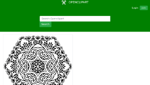 openclipart圖庫：Art Nouveau Design 12-資源代表圖