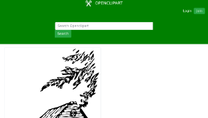 openclipart圖庫：cabin on the plains-資源代表圖