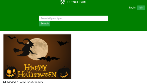 openclipart圖庫：Happy Halloween Wallpaper-資源代表圖