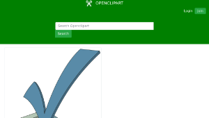 openclipart圖庫：Boite a coche, Checkbox縮圖