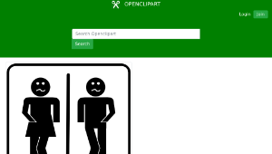 openclipart圖庫：Restrooms-資源代表圖