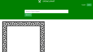 openclipart圖庫：Greek key frame 2-資源代表圖
