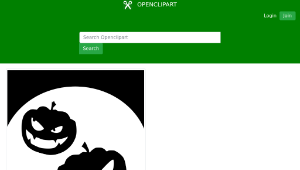 openclipart圖庫：Halloween pumpkin faces-資源代表圖