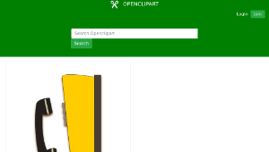 openclipart圖庫：Public Telephone-資源代表圖