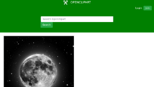 openclipart圖庫：Moon And Stars-資源代表圖