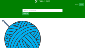 openclipart圖庫：Yarn Ball-資源代表圖