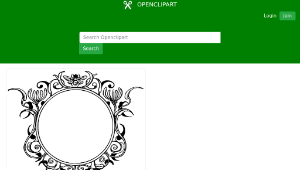 openclipart圖庫：Ornate frame 4