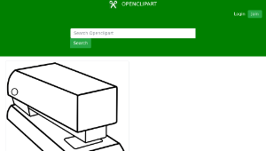 openclipart圖庫：agrafeuse / stapler縮圖