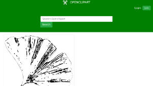 openclipart圖庫：Gingko Leaf E縮圖