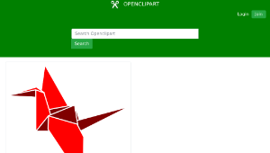 openclipart圖庫：Polygon Flapping Bird-資源代表圖