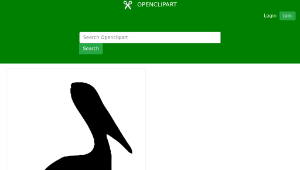 openclipart圖庫：Silhouette - pelican-資源代表圖