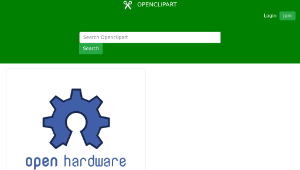 openclipart圖庫：Open Source Harware Logo