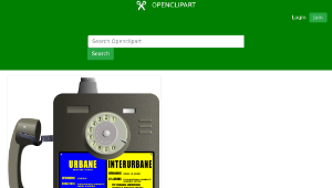 openclipart圖庫：Public telephone