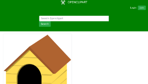 openclipart圖庫：Doghouse