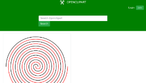 openclipart圖庫：Double Linear Spiral縮圖