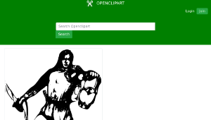 openclipart圖庫：Adventurer