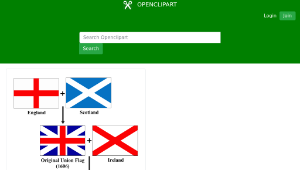 openclipart圖庫：Union Jack Evolution縮圖