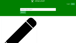 openclipart圖庫：Crayon icon縮圖