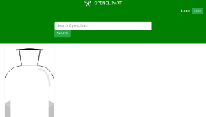 openclipart圖庫：Pharmacy bottle