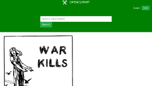 openclipart圖庫：War Kills