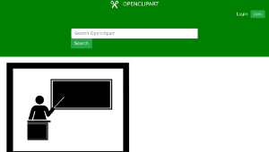 openclipart圖庫：Online Presentation縮圖