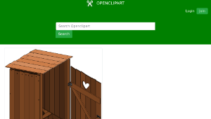 openclipart圖庫：latrine open