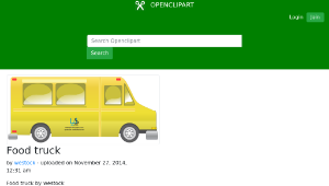 openclipart圖庫：Food truck