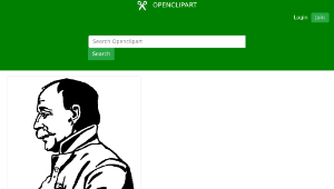 openclipart圖庫：sick sad man