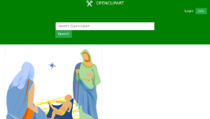 openclipart圖庫：Nativity 2