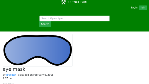 openclipart圖庫：eye mask-資源代表圖