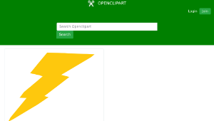 openclipart圖庫：Lightning Bolt refixed縮圖