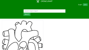 openclipart圖庫：Human Heart縮圖