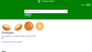 openclipart圖庫：Oranges縮圖