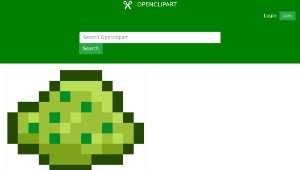 openclipart圖庫：Pixel Berry Bush-資源代表圖